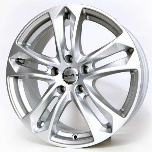 6.5x15 5x112 ET44 Carmani 5 Arrow Kristall Silber