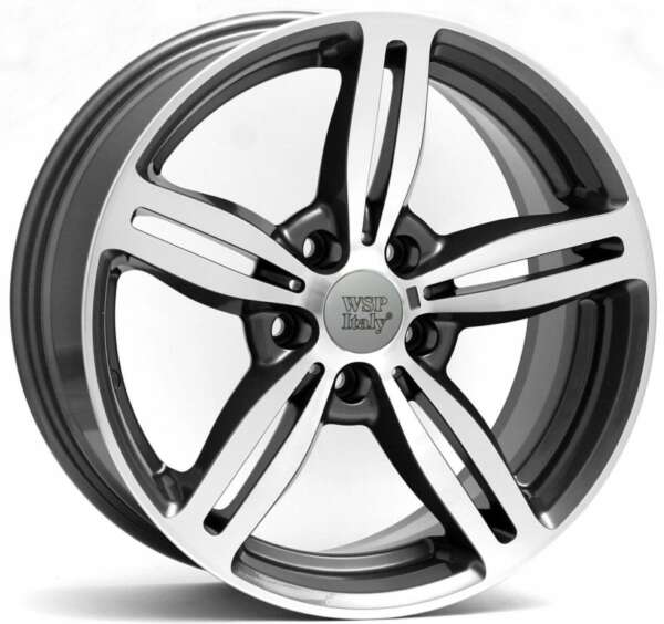 8.5x19 5x120 ET34 Wsp Agropoli W652 ( Replika Bmw ) Anthracite Polished