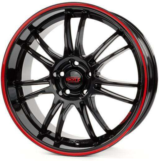 DOTZ SHIFT pinstripe red 8x18 5x120 ET35