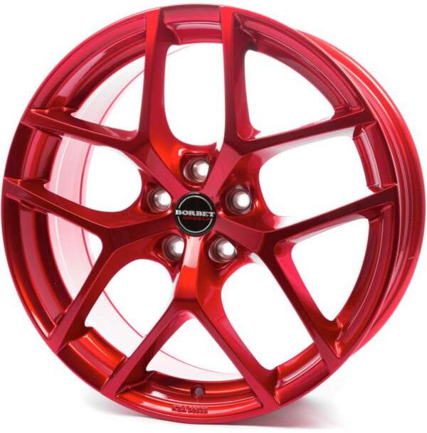 Borbet Y - candy red 8x19 5x112 ET50