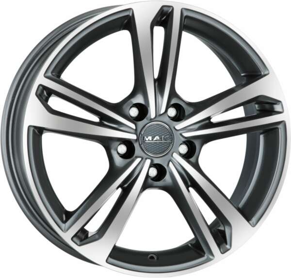 MAK EMBLEMA FARBA: GUN MET-MIRROR FACE 7x17 5x100 ET48
