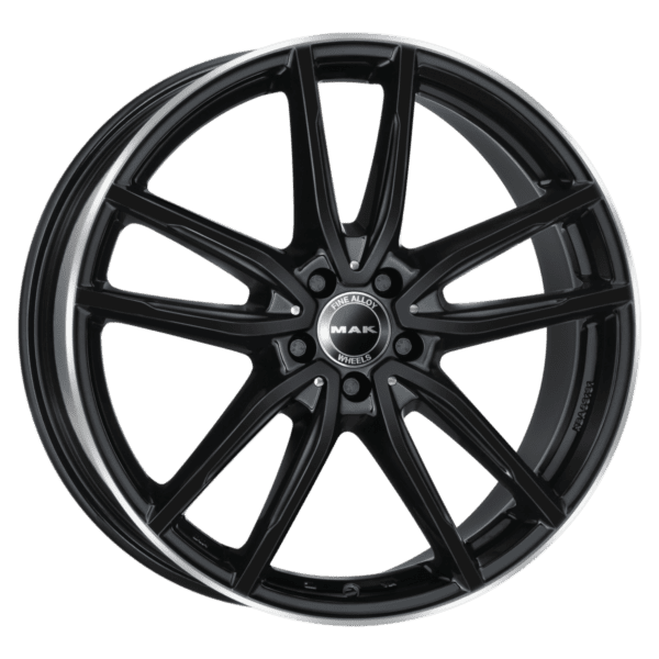 Mak EVO farba: GLOSS BLACK MIRROR RING 8x18 5x112 ET48